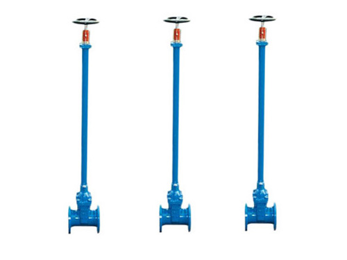 Buried (extended rod) elastic seat sealing gate valve
